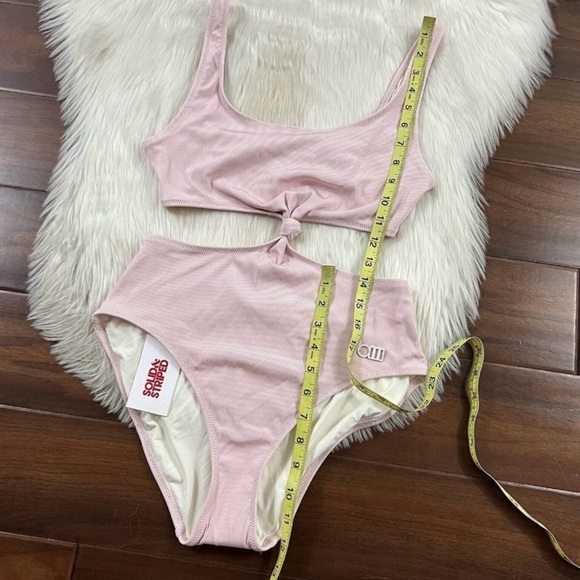 Solid & Striped Size Large Pink Bathing Suit - Picture 6 of 12